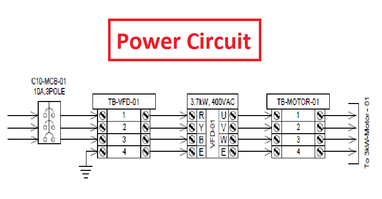 VFD Start Stop Wiring Diagram | Electrical4u