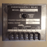 Over frequency relay operation