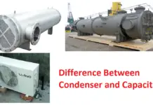 Difference between Capacitor and condenser: