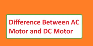 Difference Between AC Motor and DC Motor