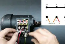 Connecting a 3 phase motor with 1 phase Power with Diagram