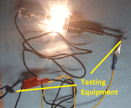 Test lamp Circuit