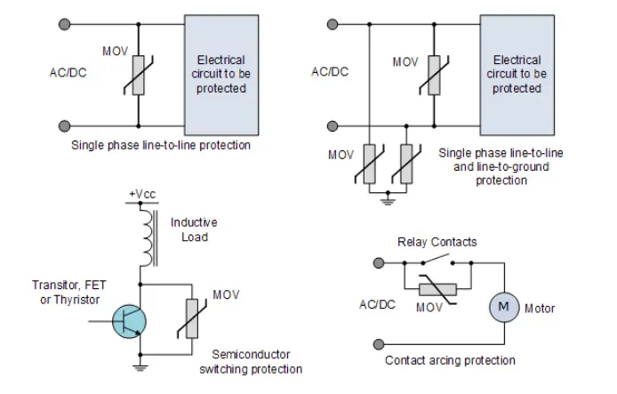 Varistor | Working Principle | Types | Metal Oxide Varistor