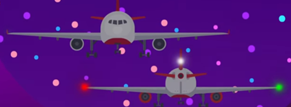 Why Lights At Plane Wings Are Different Color | Why Plane Leaves White Trails