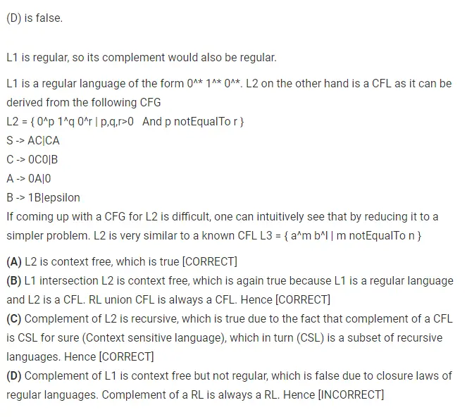 Gate CS-2013 Question Paper With Solutions
