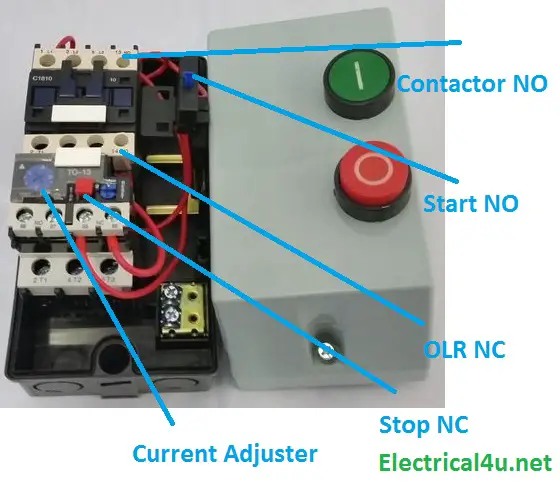 10 Hp Motor Starter Typical Wiring Diagram from www.electrical4u.net