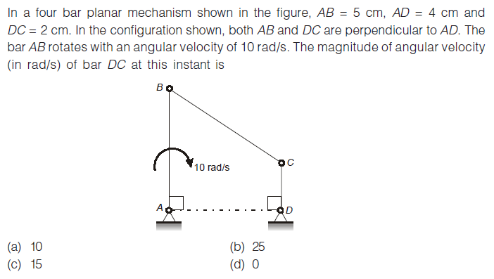 Gate ME-2019-1 Question Paper With Solutions