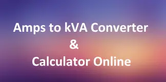 Amps to kVA Converter