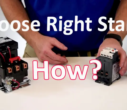 Choose right starter How