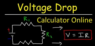 Voltage drop calculator