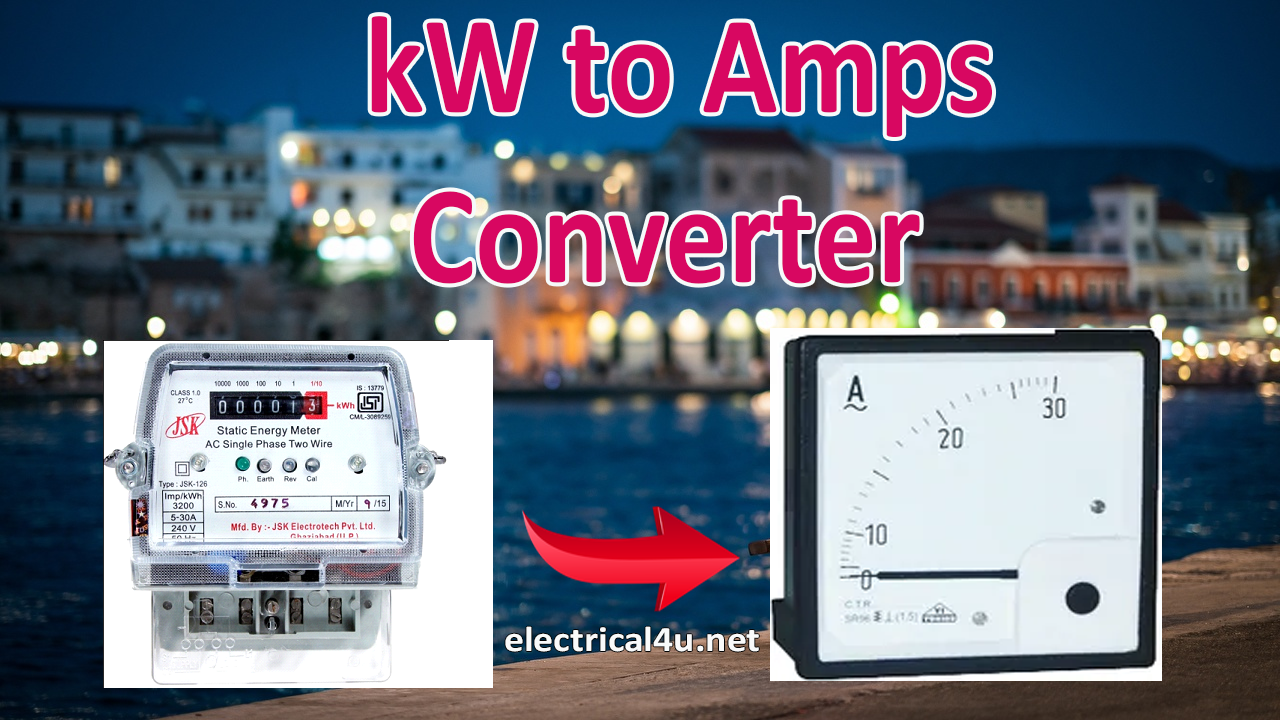 Kilowatts to Amps Calculator (kW to A) Full Load Current (FLA ...