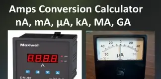 Amps conversion