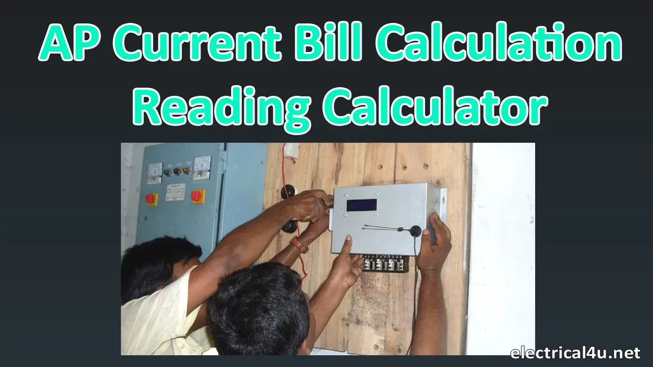 AP Electricity Bill Calculator, Rate Per Unit Cost 202425