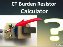 CT Burden Resistor Calculation