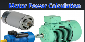 Motor power calculator