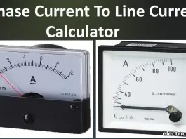 Phase current to Line current