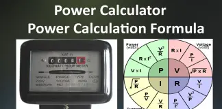 Power Calculator & Power Calculation Formula