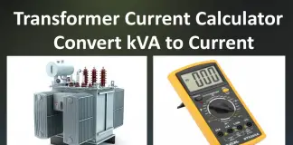 Transformer Current Calculator & Convert kVA to Current