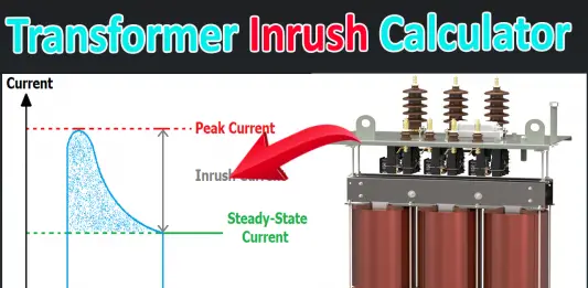 Transformer Inrush Current Calculator With Formula
