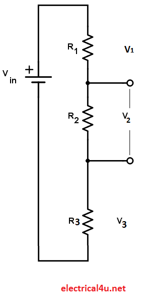 Voltage Divider Calculator for three resistance circuit