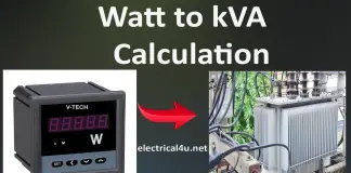 Watt to kVA Calculator