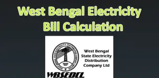 West bengal electricity Calculator