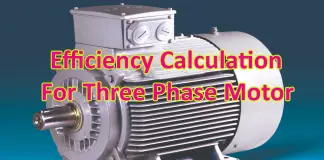 3 phase motor efficiency formula