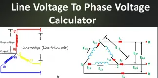 line voltage to phase voltage calculator