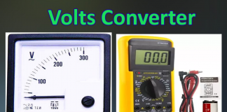 Voltage conversion calculator
