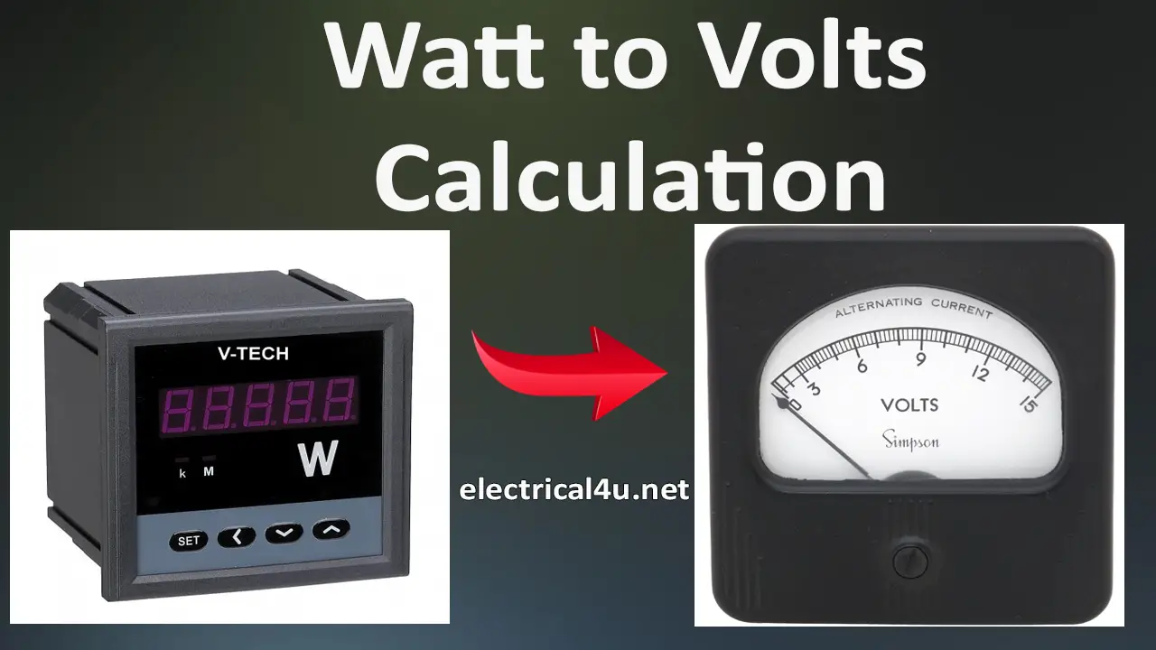 watts-to-volts-conversion-calculator-w-to-v-online-electrical4u