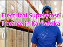 Electrical Supervisor License in Karnataka