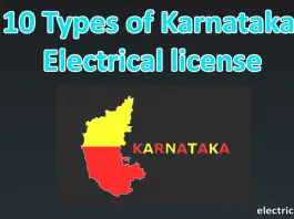 Types of Karnataka license in electrical
