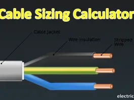 cable sizing calculator