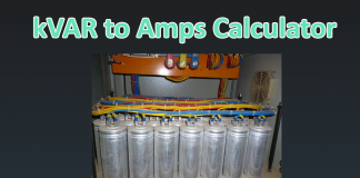 kVAR to Amps Conversion Calculator