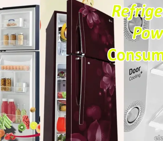 Refrigerator Power consumption-min