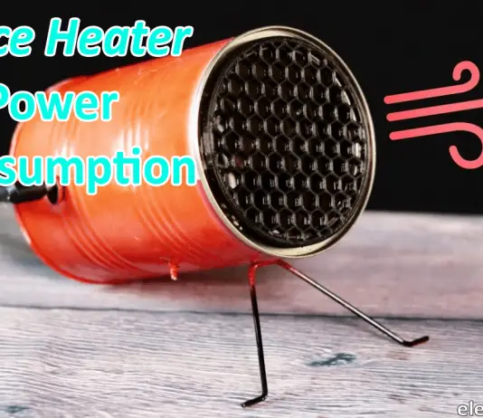 Space heater power consumption-min