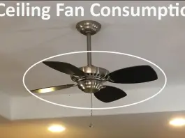 ceiling fan power consumption