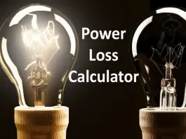 Cable power loss calculator