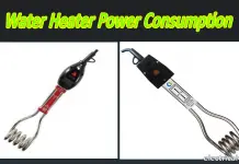 Water heater Power Consumption Calculation