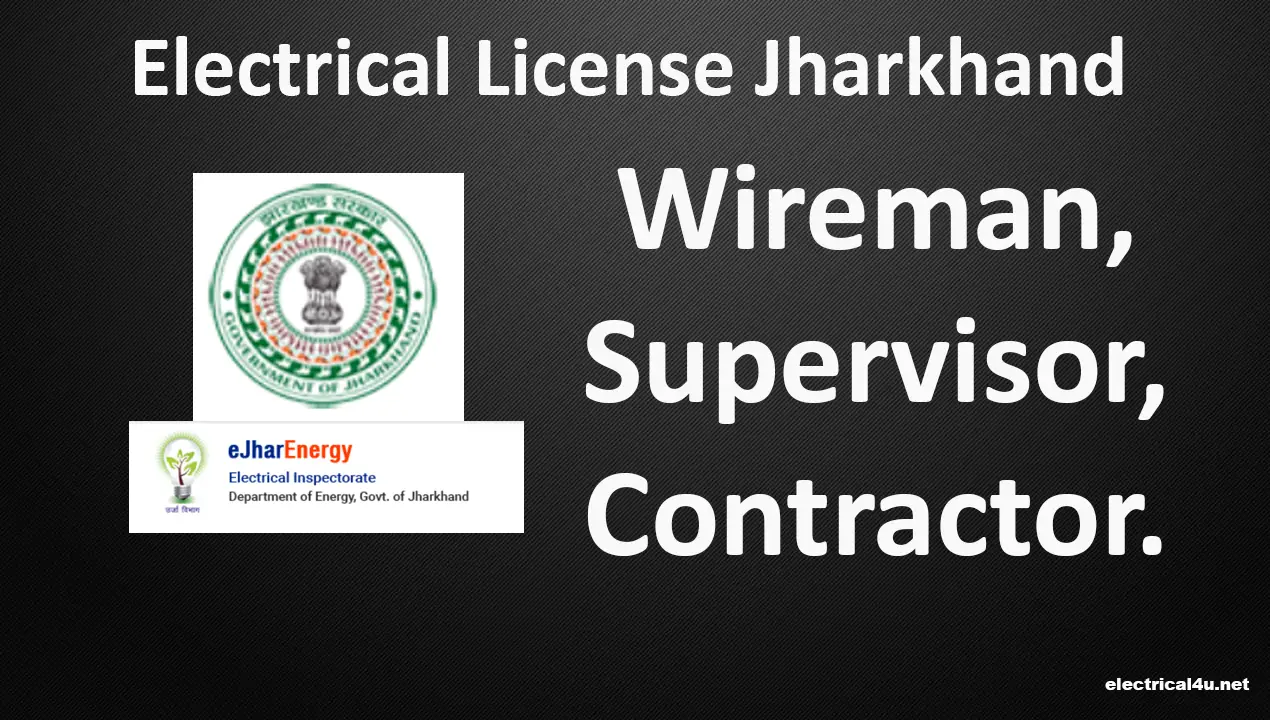 Electrical License Jharkhand Wireman Supervisor Contractor Electrical4u