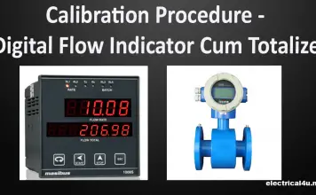 Calibration Procedure of Digital Flow Indicator Come Totalizer