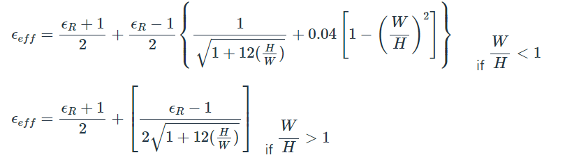 Microstrip Wavelength Calculation, Formula, Example